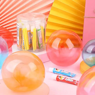 Bubble Glue Blowing Bubble Ball - 3 Pcs